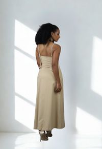 VESTIDO LONGO 001NATUR