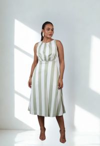VESTIDO MIDI 019NATUR