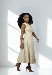 VESTIDO MIDI  024NATUR