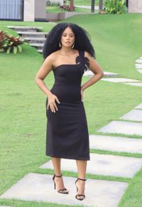 VESTIDO MIDI 055NATUR