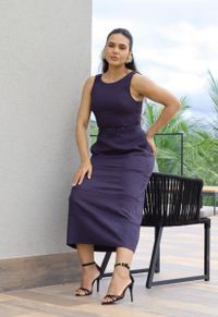 VESTIDO MIDI 032NATUR