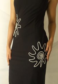 VESTIDO MIDI 074AGUAS