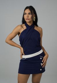 CONJUNTO SAIA CURTA 007SUPER
