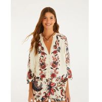 Foto do produto Bata Farm Estampada Bohoflor