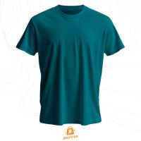 Foto do produto Camiseta Premium Algodão Fio 30.1 Unissex Prússia