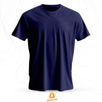 Foto do produto Camiseta Premium Algodão Fio 30.1 Azul Marinho