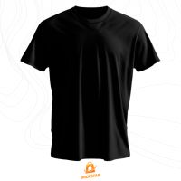 Foto do produto Camiseta Premium Algodão Fio 30.1 Unissex Preto