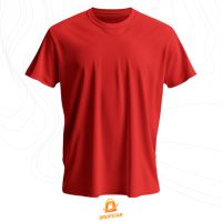 Foto do produto Camiseta Premium Algodão Fio 30.1 Vermelho