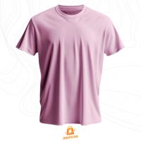 Foto do produto Camiseta Premium Algodão Fio 30.1 Rosa