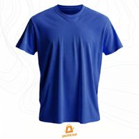 Foto do produto Camiseta Premium Algodão Fio 30.1 Azul Royal