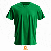 Foto do produto Camiseta Premium Algodão Fio 30.1 Verde Bandeira
