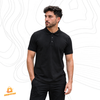 Foto do produto BASE LISA GOLA POLO COR PRETO TAMANHO