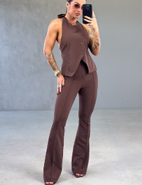 Foto do produto Blusa Marie  Marrom