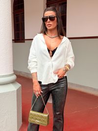 Foto do produto Camisa Gabriely Off white