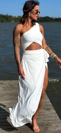 Foto do produto saia Marta off white