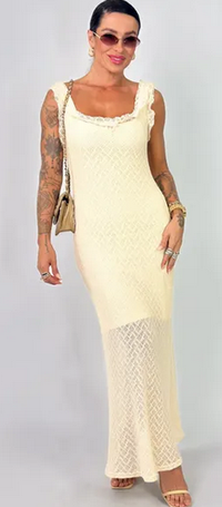 Foto do produto Vestido Andie  manteiga