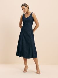Foto do produto VESTIDO FEMININO SUPERMIDI COM ALCA LARGA