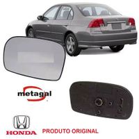 Foto do produto LENTE SUB RETRO LENTE RETROVISO C/BASE METAGAL ESQ CIVIC 2002/. . .