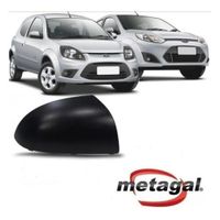 Foto do produto CAPA RETROVISOR PRETA FOSCA S/LOGO ORIGINAL DIR FIESTA 2003/2014 KA 2008/2013