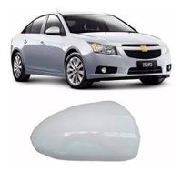 Foto do produto CAPA RETROVISOR BRANCO VINTAGE PEROL METAGAL DIR CRUZE 2012