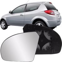 Foto do produto LENTE COM BASE SUBCONJUNTO DO RETROVISOR METAGAL ESQUERDO FIESTA KA 2002 2003 2004 2005 2006 2007 2008 2009 2010 2011 20