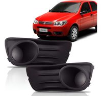 Foto do produto MOLDURA FAROL AUX GRADE P/CHOQUE PARACHOQUE FIAT PALIO 09/15 ZOIAO ECONOMY GRAD PCHO DIA S/F CZA LD