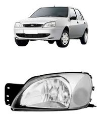 Foto do produto FAROL FORD FIESTA 00/02 COURIER 00/13 (PISCA CRIST) FAROL LE