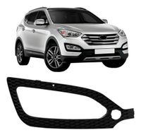 Foto do produto MOLDURA FAROL AUX GRADE P/CHOQUE PARACHOQUE HYUNDAI SANTA FE 14/16 GRADE LATERAL P/CHOQ DIANT PTO LD