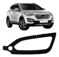 Foto do produto MOLDURA FAROL AUX GRADE P/CHOQUE PARACHOQUE HYUNDAI SANTA FE 14/16 GRADE LATERAL P/CHOQ DIANT PTO LE