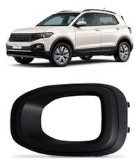 Foto do produto MOLDURA FAROL AUX GRADE P/CHOQUE PARACHOQUE VW T-CROSS 19/24 GRADE LAT P/CHOQ DIA S/F MOLD CZA LE