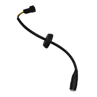Foto do produto CHICOTE COM SOQUETE DA LANTERNA DE  PLACA ORIGINAL FIAT UNO 1984 A 2004