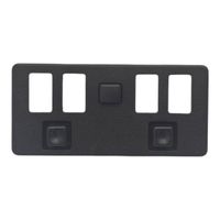 Foto do produto MOLDURA CONSOLE COM BOTAO RETROVISOR ELETRICO E TRAVA VIDRO TRASEIRO GM 93220680 MONZA