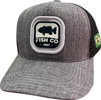 Foto do produto BONÉ FISH CO 2024 TUCUNARÉ - CINZA E PRETO