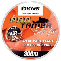 Foto do produto LINHA PRO TAMBA SOFT LARANJA 300 MTS CROWN