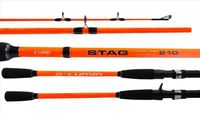 Foto do produto VARA STAG 50 LBS 2 PARTES PARA CARRETILHA 2,10M À 2,70M DEYU