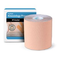Foto do produto Bandagem Kinesiológica Premium 7,5cm Fisiovital – Fita Kinesio Tape para Pós-Cirúrgico e Peles Sensíveis