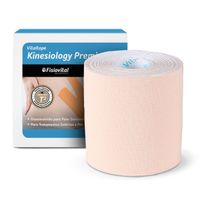 Foto do produto Bandagem Kinesiológica Premium 7,5cm Fisiovital – Fita Kinesio Tape para Pós-Cirúrgico e Peles Sensíveis
