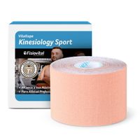 Foto do produto Bandagem Kinesiológica Esportiva 5cm Fisiovital – Fita Kinesio Tape para Alívio da Dor