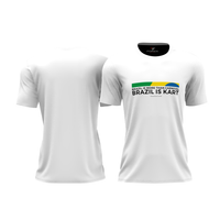 Foto do produto Camiseta Brazil in Kart Black e Color - Algodão