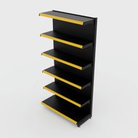 Foto do produto Gôndola de Parede Continuação de 1,95 m - Preto-Amarelo