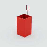 Foto do produto Cesto Promocional 45x45x85 - Vermelho