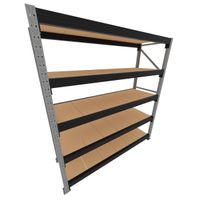 Foto do produto Mini Porta Pallet 5 Níveis Inicial Slim Mdf Cru 200x180x60 9v