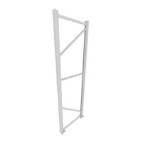 Foto do produto Lateral Mini porta pallet 200x60 cm MPP 200 Kg Cinza