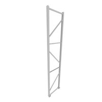 Foto do produto Lateral Mini porta pallet 300x60 cm MPP 200 Kg Cinza