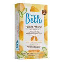 Foto do produto Folha Depilação Corporal Mel e Aloe Vera Depil Bella 16 FLS