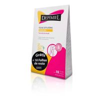 Foto do produto Folhas Depilatórias Corporal Clássica Depimiel - 16 un