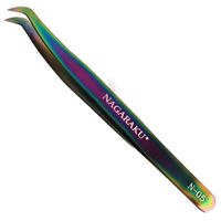 Foto do produto Pinça Nagaraku para Extensão de Cílios Curva N-05 Multicolor