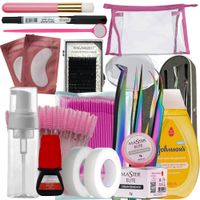 Foto do produto Kit Alongamento de Cílios Volume Russo c/ Pedra Cristal - N° 10 