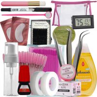 Foto do produto Kit Alongamento de Cílios Volume Russo c/ Termo Higrômetro - N° 14