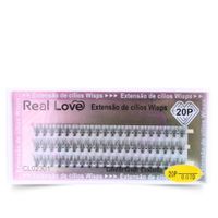 Foto do produto Cílios Tufos Real Love 20P Sem Nó